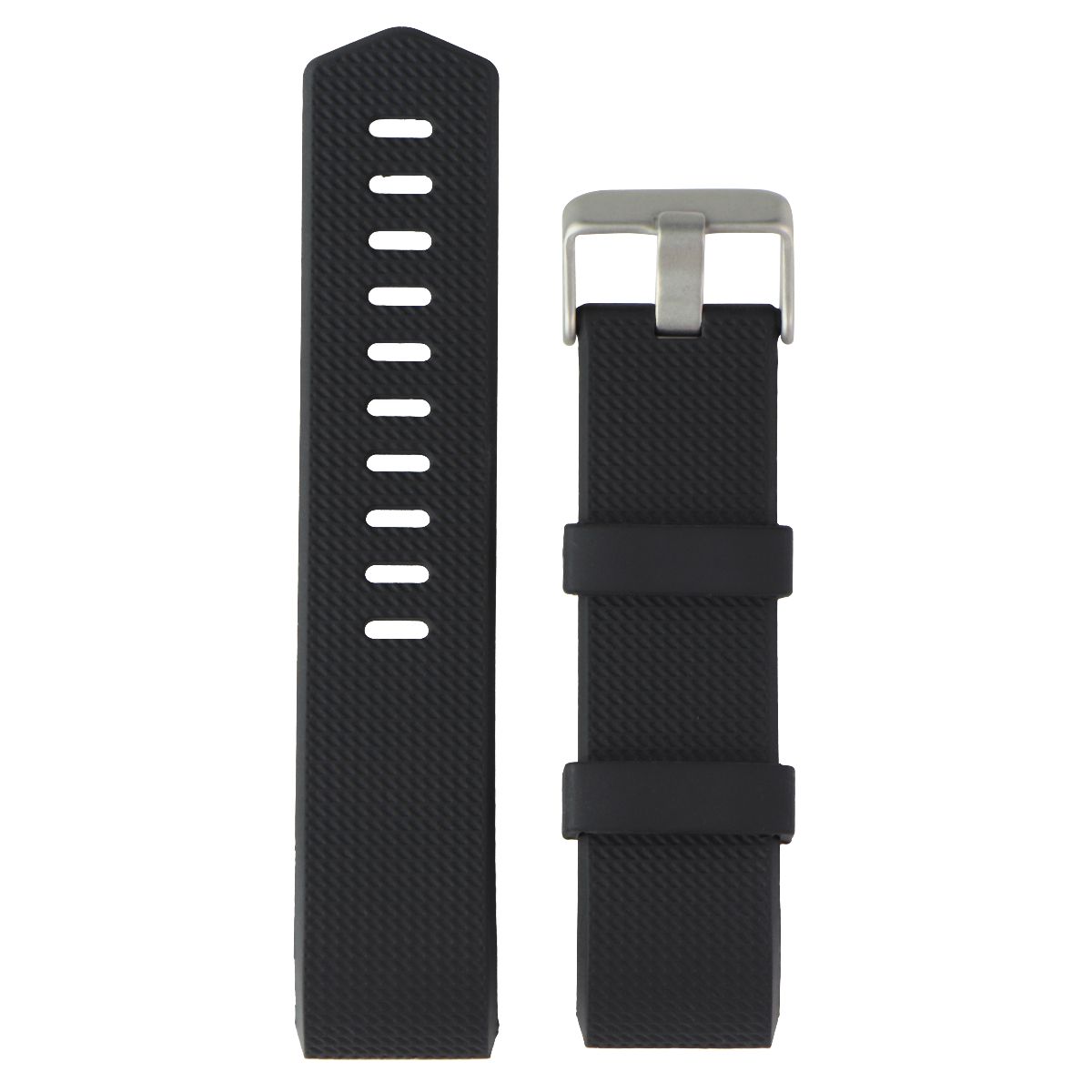 Replacement Band for Fitbit Charge 2 Activity Tracker - Black / Silver Smart Watch Accessories - Watch Bands Unbranded - Simple Cell Bulk Wholesale Pricing - USA Seller