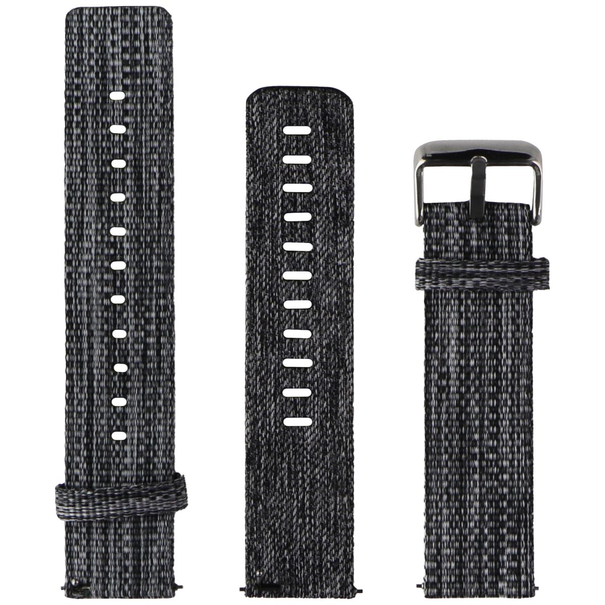 Replacement Band for Fitbit Versa - Charcoal Woven (Small & Large Straps) Smart Watch Accessories - Watch Bands Unbranded - Simple Cell Bulk Wholesale Pricing - USA Seller