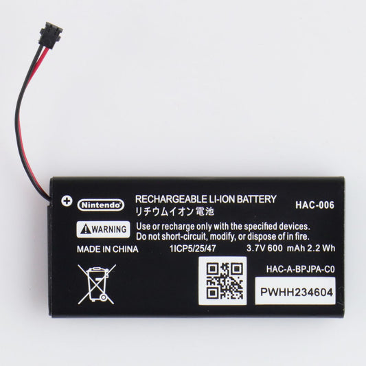 Repair Part - OEM Nintendo (3.7V, 600mAh 2.2Wh) HAC-006 Battery for Joy-Con Gaming/Console - Batteries Unbranded - Simple Cell Bulk Wholesale Pricing - USA Seller