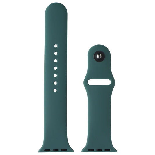 Generic Silicone Band for Apple Watch (38/40mm) M/L Band + Clasp - Sea Green Smart Watch Accessories - Watch Bands Unbranded - Simple Cell Bulk Wholesale Pricing - USA Seller
