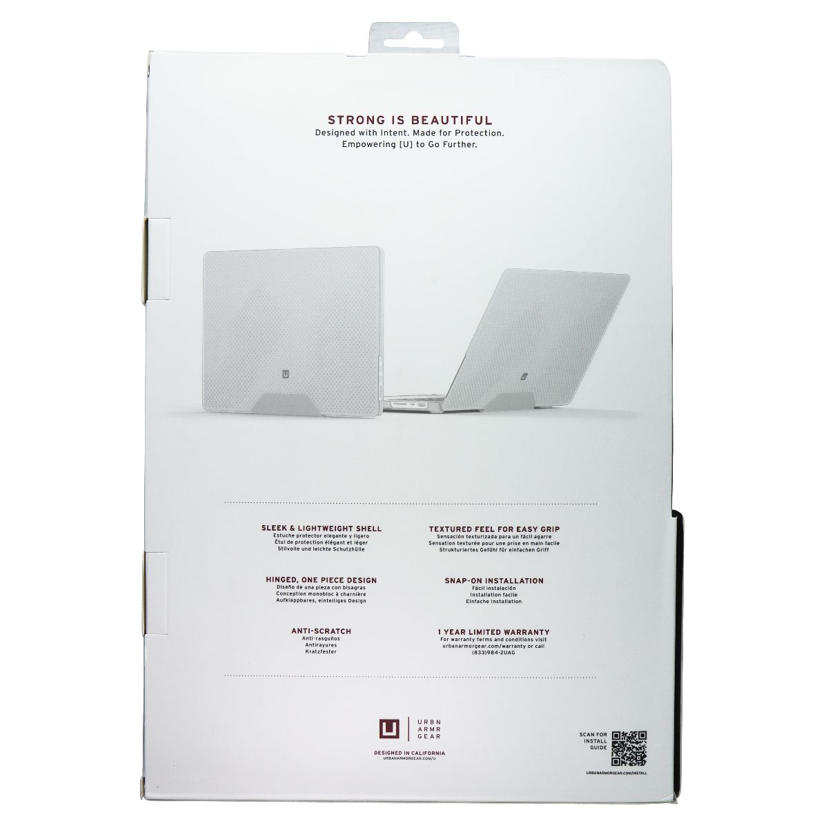 Urban Armor Gear DOT Series Case for MacBook Pro 16-in (2021-2024) - Clear/Ice Computer Accessories - Laptop Cases & Bags Urban Armor Gear - Simple Cell Bulk Wholesale Pricing - USA Seller