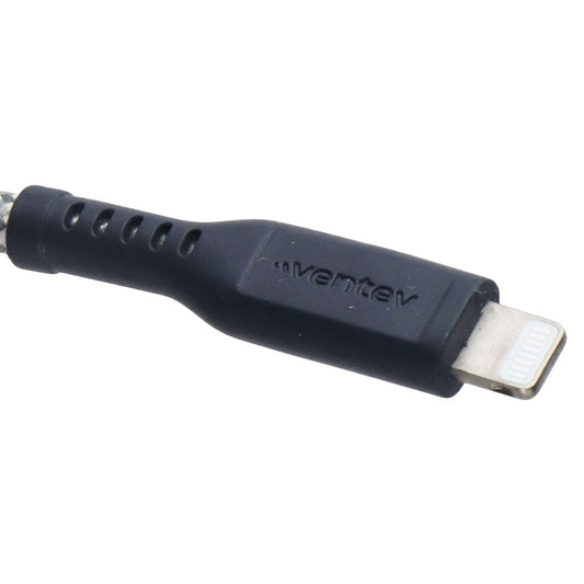 Ventev (6-Foot) USB-C to 8-Pin Braided High-Speed Cable - Black/Gray Cell Phone - Cables & Adapters Ventev - Simple Cell Bulk Wholesale Pricing - USA Seller