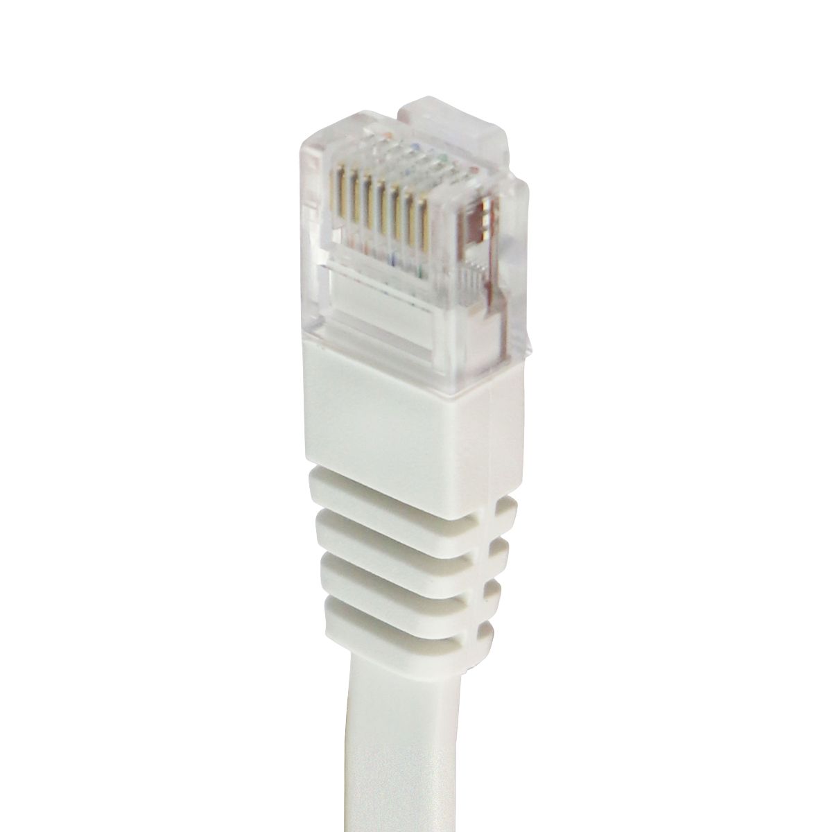 Verizon (5-Foot) Flat Tangle-Free Ethernet CAT 5E Patch Cable - White Computer/Network - Ethernet Cables (RJ-45, 8P8C) Verizon - Simple Cell Bulk Wholesale Pricing - USA Seller