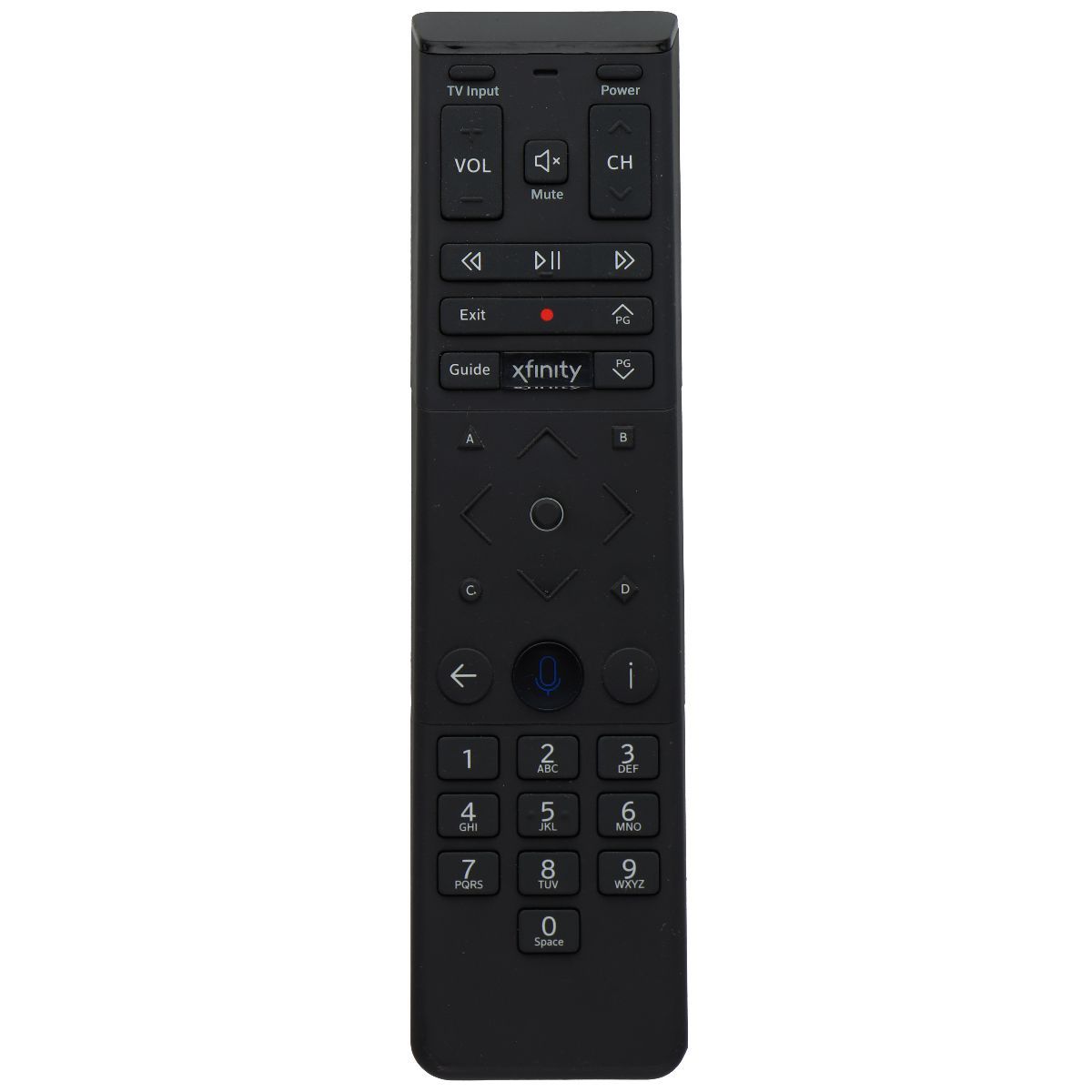 Xfinity VZ-RQ Cable Box Voice Control TV Remote Control - Gray (XR15V2-UQ)