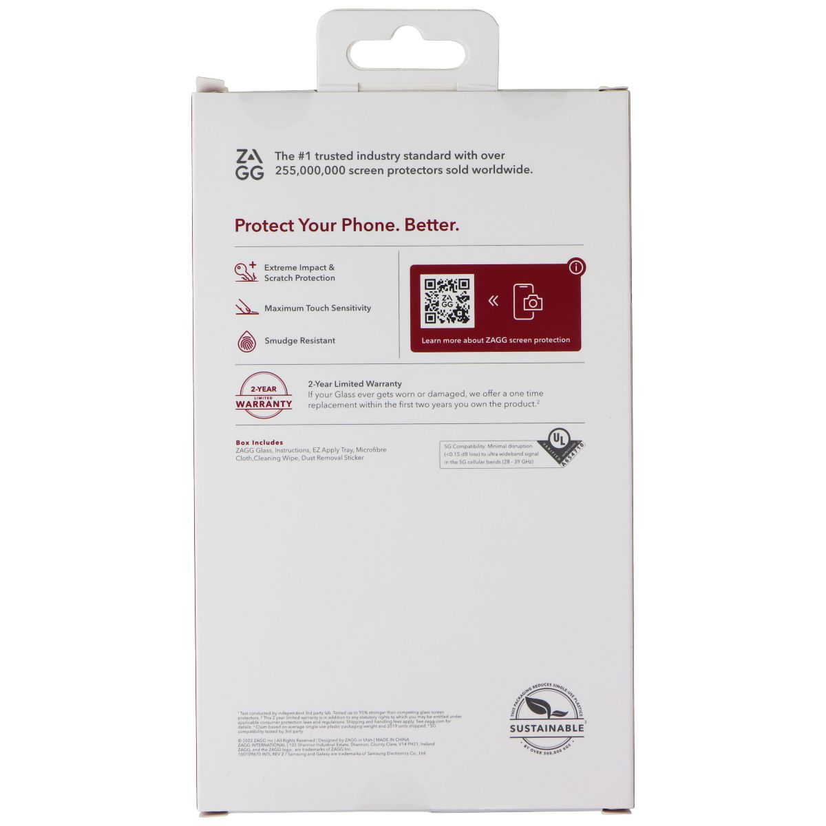 ZAGG (Glass) Series Screen Protector For Samsung Galaxy A53 5G - Clear Cell Phone - Screen Protectors Zagg - Simple Cell Bulk Wholesale Pricing - USA Seller