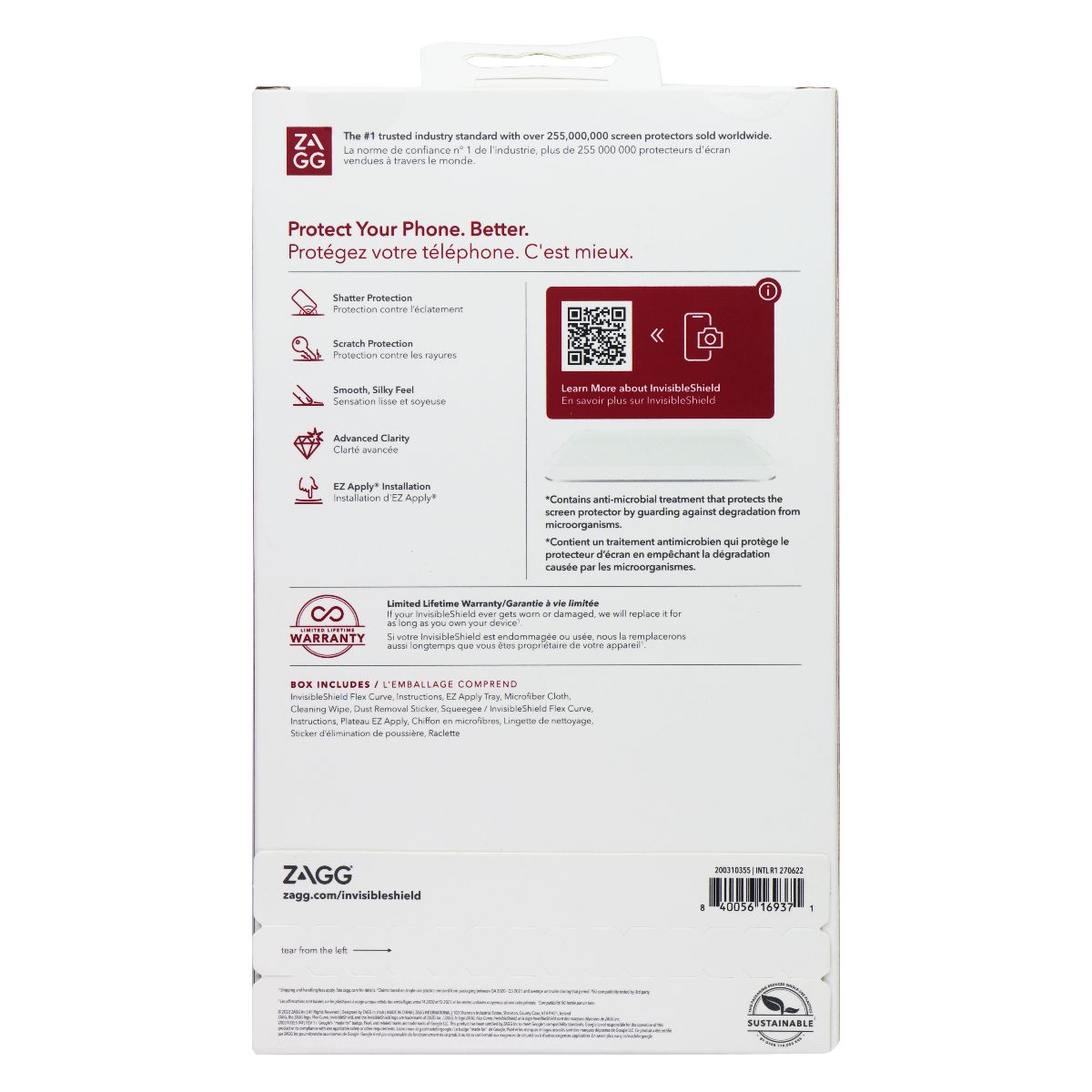 ZAGG Invisible Shield Flex Curve Screen Protector for Google Pixel 7 Pro Cell Phone - Screen Protectors Zagg - Simple Cell Bulk Wholesale Pricing - USA Seller