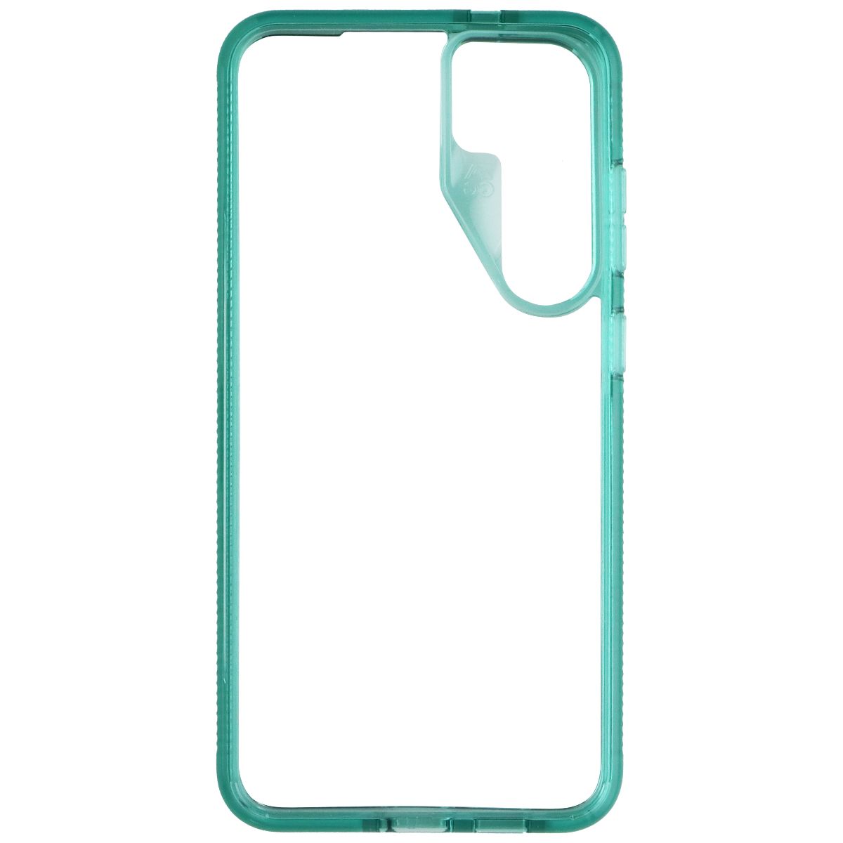 ZAGG Santa Cruz Case for Samsung Galaxy S24+ (Plus) - Clear/Aquamarine Blue