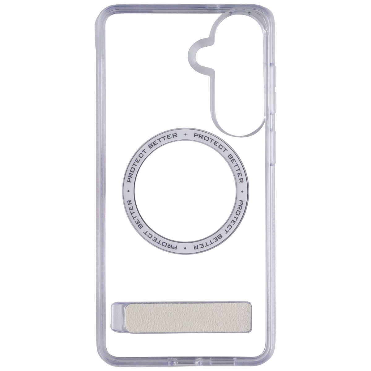 ZAGG Crystal Palace Snap Case with Kickstand for Samsung Galaxy S26 Plus - Clear