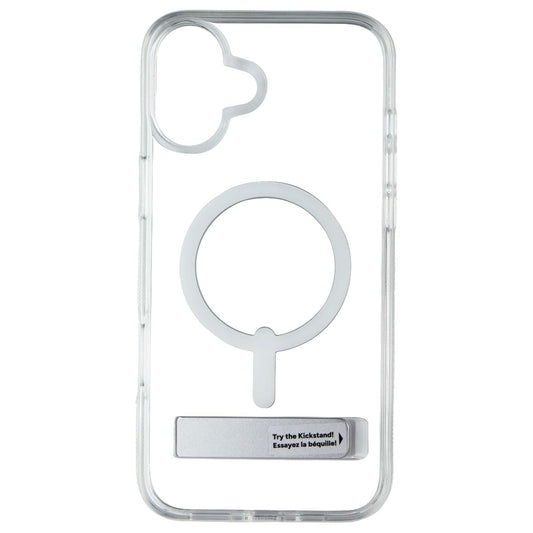 ZAGG Crystal Palace Snap Kickstand Case for MagSafe for iPhone 16 Plus - Clear Cell Phone - Cases, Covers & Skins Zagg - Simple Cell Bulk Wholesale Pricing - USA Seller