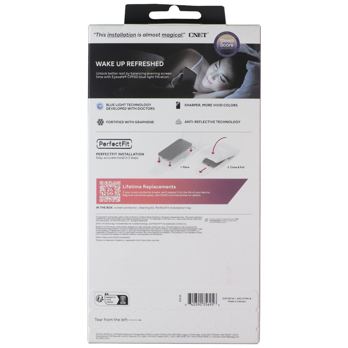 ZAGG XTR5 Tempered Glass Screen Protector for Apple iPhone 17 Pro Max