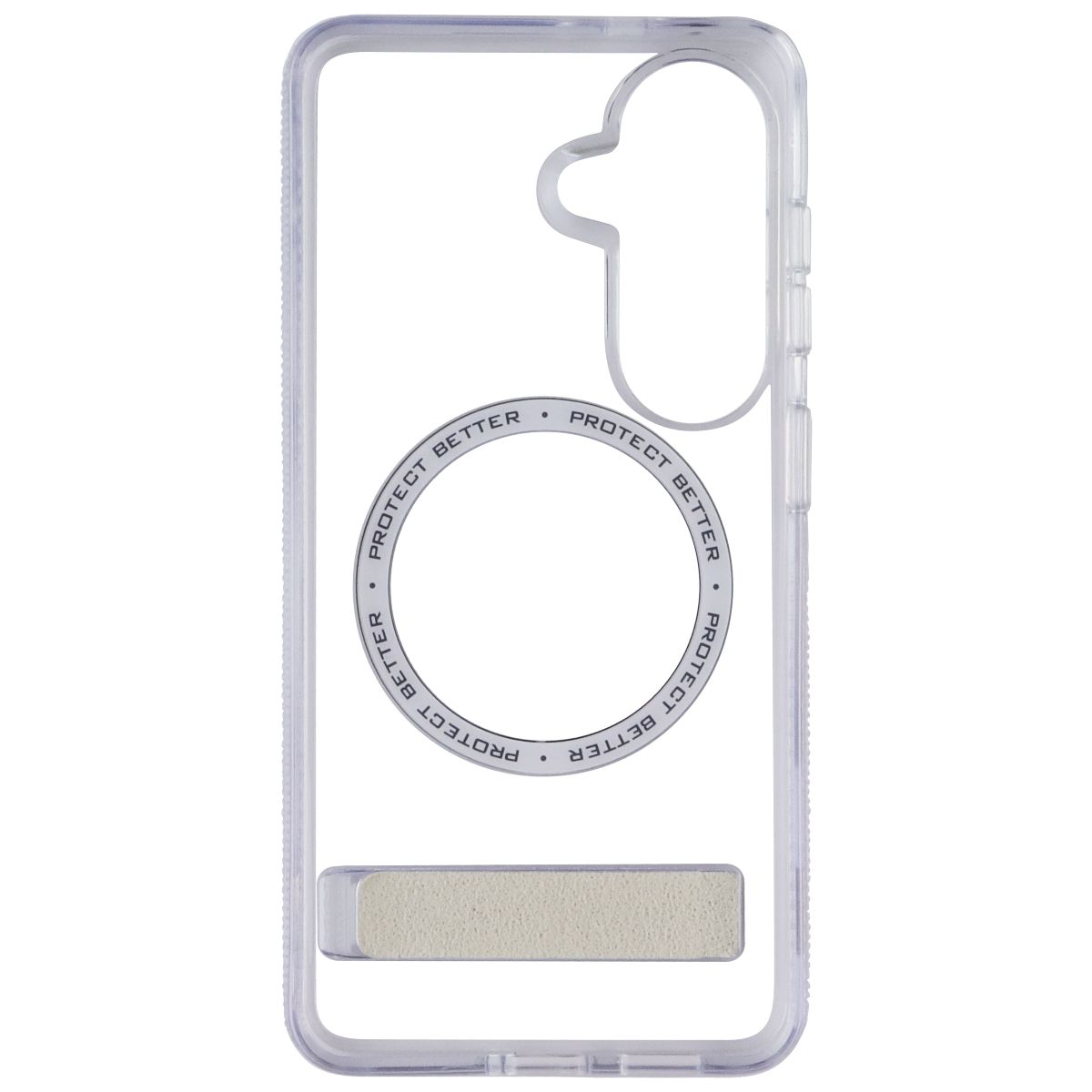 ZAGG Crystal Palace Snap Case with Kickstand for Samsung Galaxy S26 - Clear Cell Phone - Cases, Covers & Skins Zagg - Simple Cell Bulk Wholesale Pricing - USA Seller