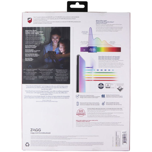 ZAGG (Glass Elite VisionGuard+) for Samsung Galaxy Tab S7 5G Tablet - Clear iPad/Tablet Accessories - Screen Protectors Zagg - Simple Cell Bulk Wholesale Pricing - USA Seller