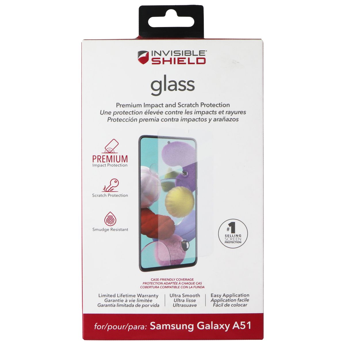 ZAGG InvisibleShield (Glass) Screen Protector for Samsung Galaxy A51 Cell Phone - Screen Protectors Zagg - Simple Cell Bulk Wholesale Pricing - USA Seller