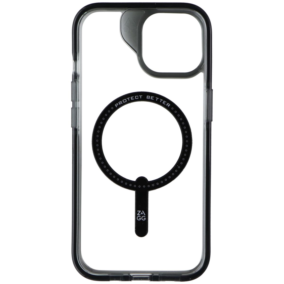 Zagg Santa Cruz Snap Case for MagSafe for iPhone 15 / 14 / 13 - Clear / Black Cell Phone - Cases, Covers & Skins Zagg - Simple Cell Bulk Wholesale Pricing - USA Seller