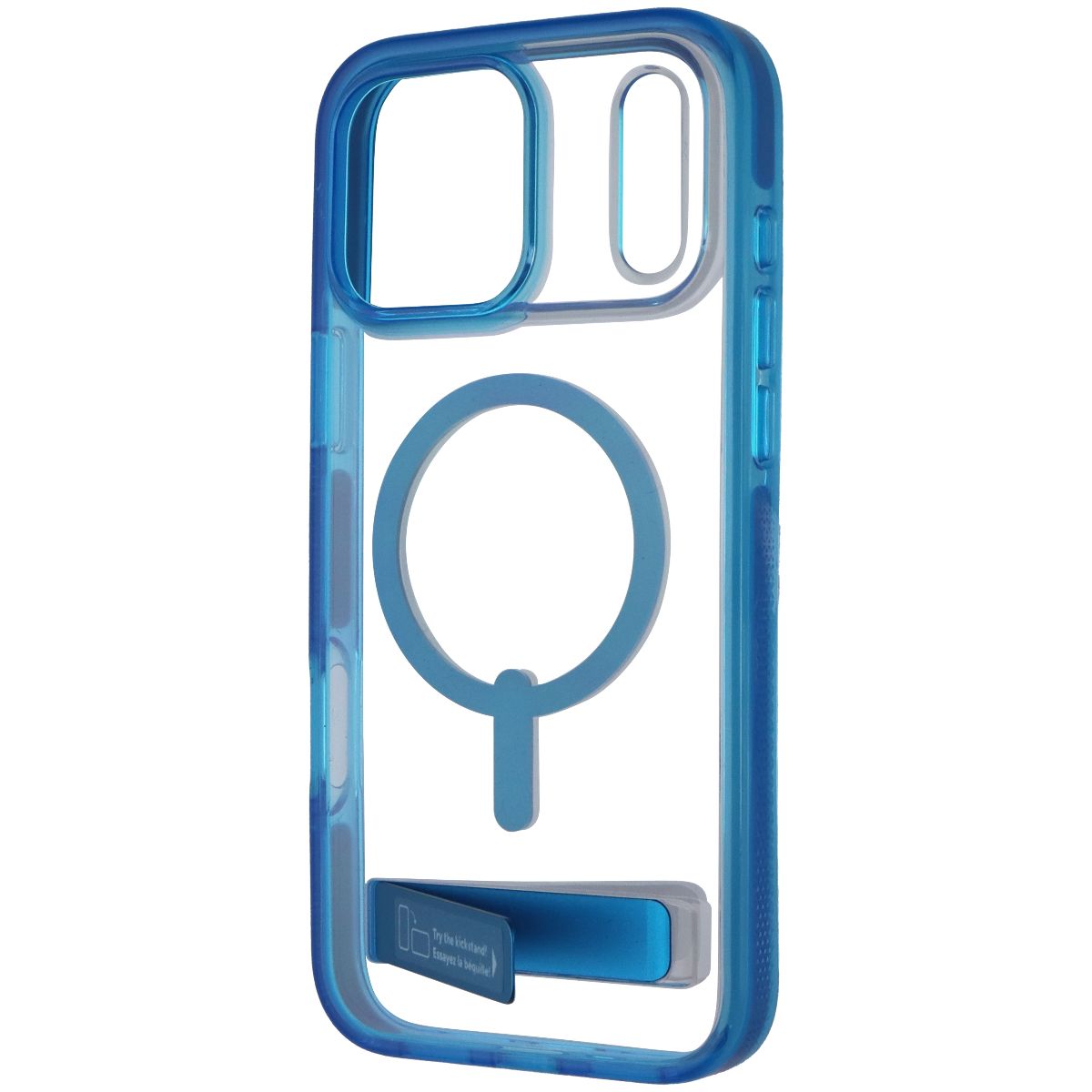 ZAGG Santa Cruz Snap Kickstand Case for MagSafe for iPhone 17 Pro Max - Blue Cell Phone - Cases, Covers & Skins Zagg - Simple Cell Bulk Wholesale Pricing - USA Seller