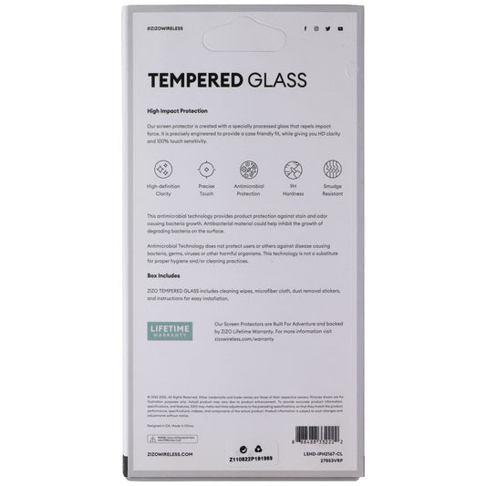 ZIZO Tempered Glass Screen Protector for Apple iPhone 13 Pro Max Cell Phone - Screen Protectors Zizo - Simple Cell Bulk Wholesale Pricing - USA Seller