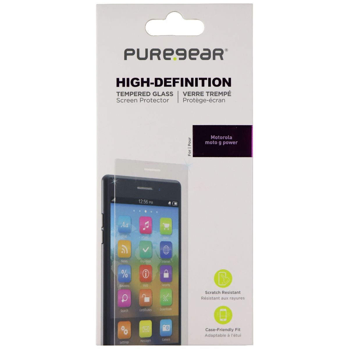 PureGear High-Definition Tempered Glass Screen Protector for Moto G Power (2021) Cell Phone - Screen Protectors PureGear - Simple Cell Bulk Wholesale Pricing - USA Seller
