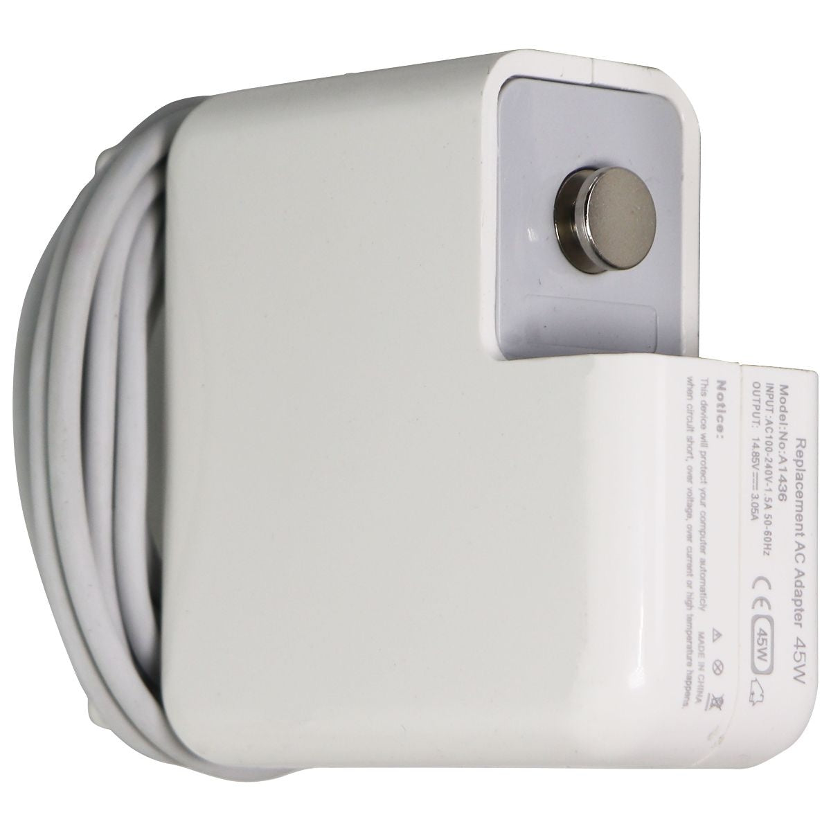 Generic 45-Watt (14V/3A) Laptop Charger with MagSafe 2 for MacBook Air Computer Accessories - Laptop Power Adapters/Chargers Unbranded - Simple Cell Bulk Wholesale Pricing - USA Seller