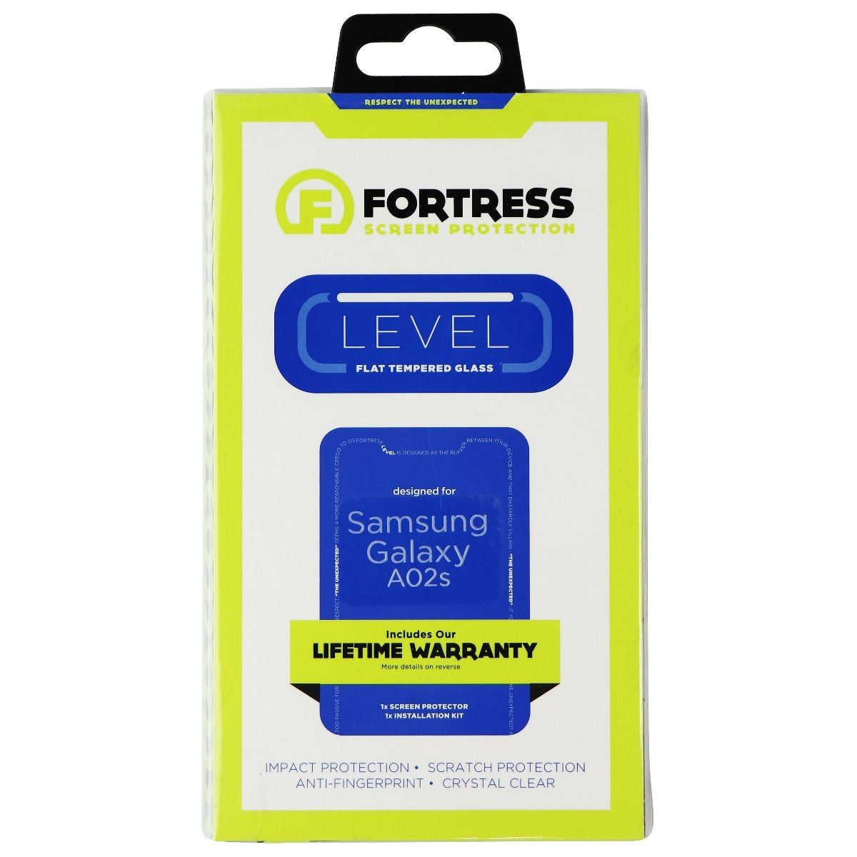 Fortress Tempered Glass Screen Protector for Samsung Galaxy A02s - Clear Cell Phone - Screen Protectors Fortress - Simple Cell Bulk Wholesale Pricing - USA Seller