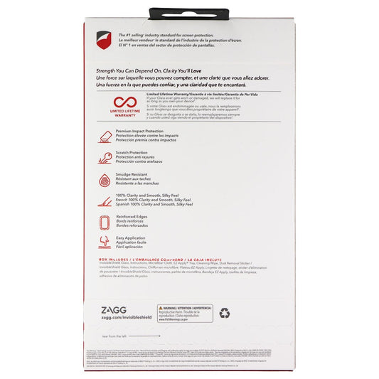 ZAGG Tempered Glass Screen Protector for Samsung Galaxy A50 - Clear Cell Phone - Screen Protectors Zagg - Simple Cell Bulk Wholesale Pricing - USA Seller
