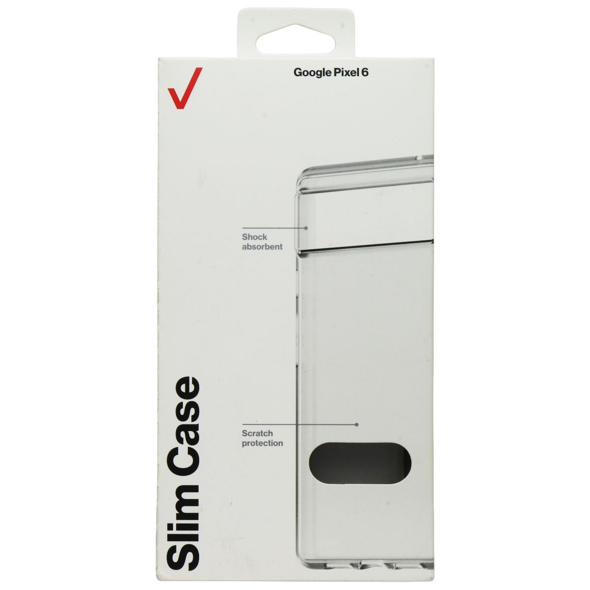 Verizon Slim Sustainable Series Case for Google Pixel 6 - Clear Cell Phone - Cases, Covers & Skins Verizon - Simple Cell Bulk Wholesale Pricing - USA Seller