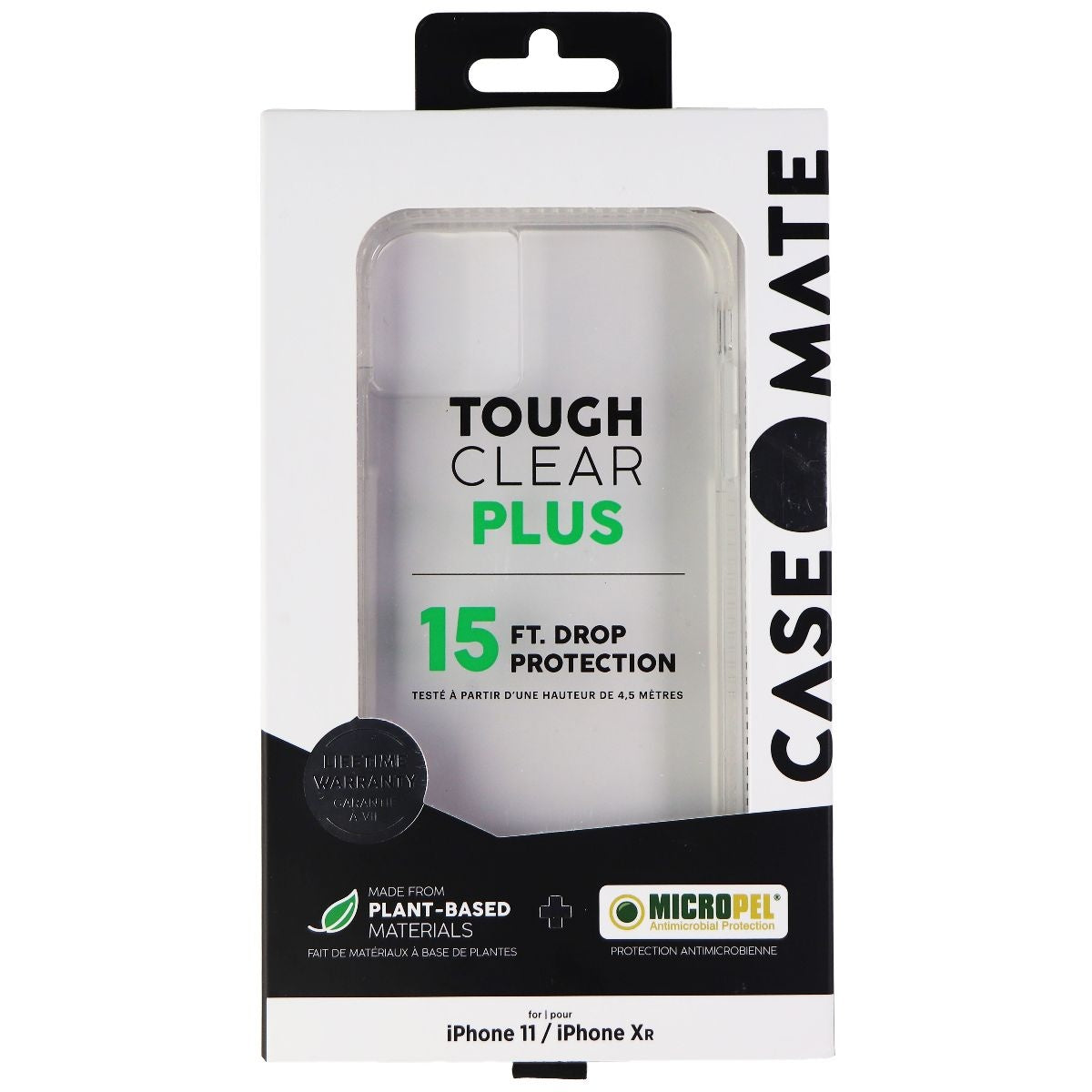 Case-Mate Tough Clear Plus Series Case for Apple iPhone 11 / iPhone XR - Clear Cell Phone - Cases, Covers & Skins Case-Mate - Simple Cell Bulk Wholesale Pricing - USA Seller