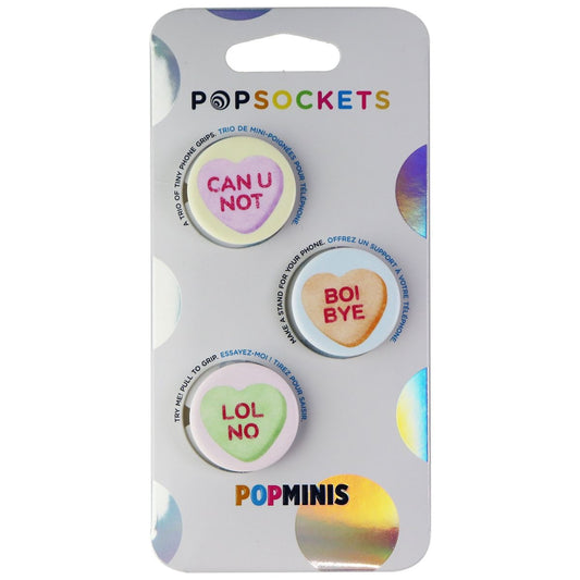 PopSockets PopMinis: Mini Grips for Phones & Tablets (3 Pack) - Sassy Hearts Cell Phone - Mounts & Holders PopSockets - Simple Cell Bulk Wholesale Pricing - USA Seller