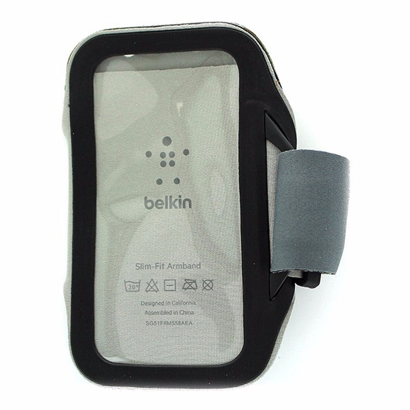 Belkin Slim-Fit Armband for Samsung Galaxy S4 Black and Gray Cell Phone - Armbands Belkin - Simple Cell Bulk Wholesale Pricing - USA Seller