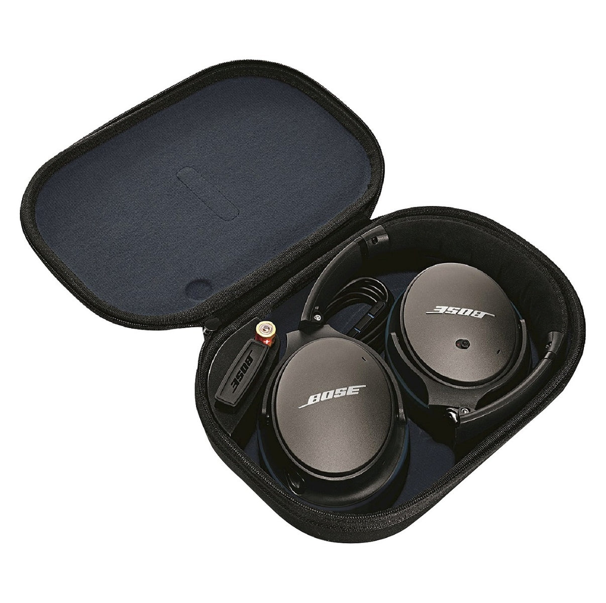 Bose QuietComfort 25 Acoustic Noise Cancelling Wired Headphones - Black / Apple