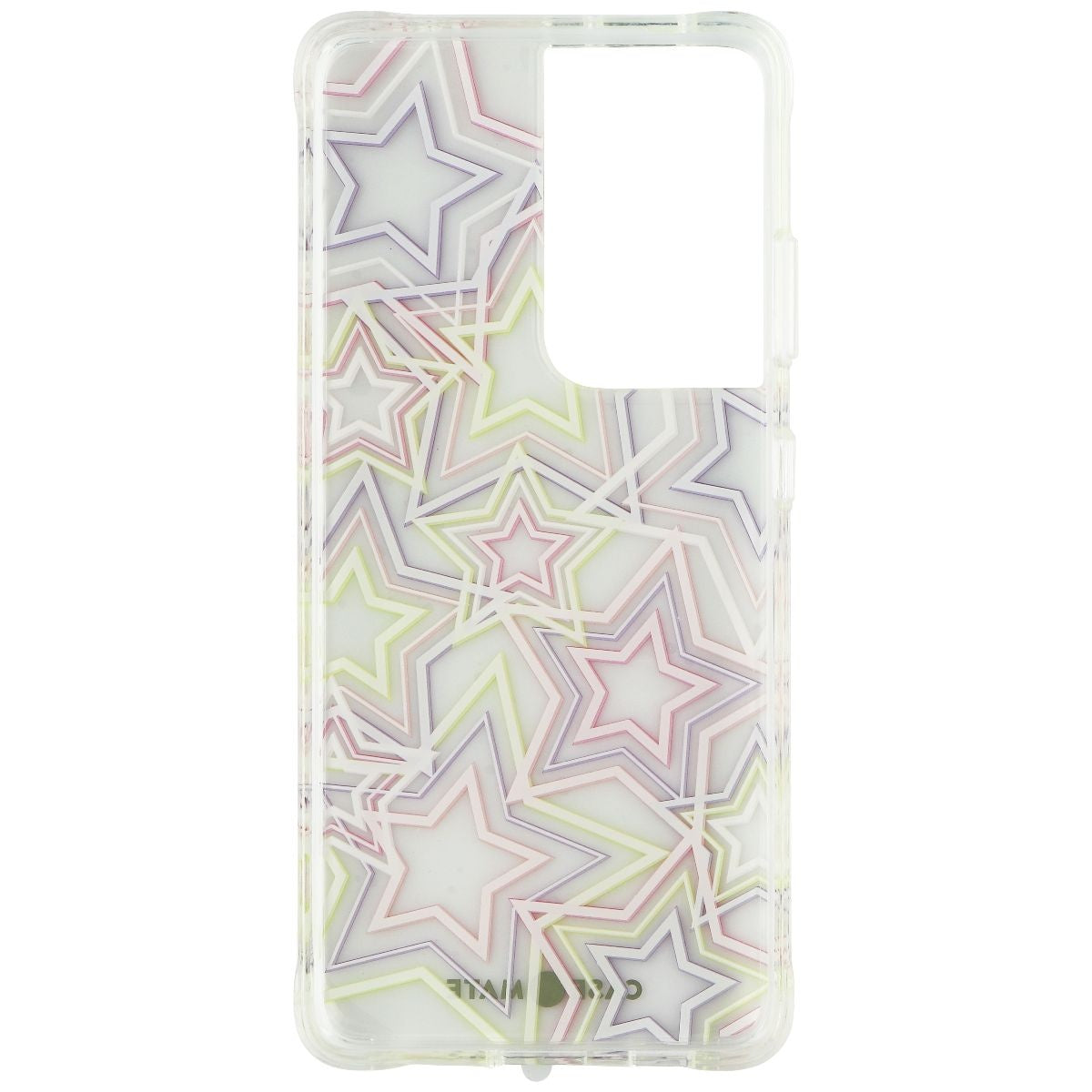 Case-Mate Prints Hardshell Case for Samsung Galaxy S21 Ultra 5G - Neon Stars Cell Phone - Cases, Covers & Skins Case-Mate - Simple Cell Bulk Wholesale Pricing - USA Seller