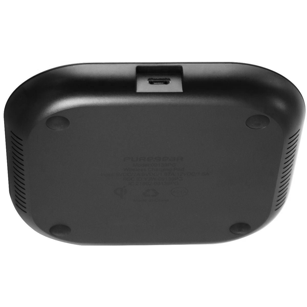 PureGear 15W Fast Wireless Charging Pad for Qi Enabled Devices - Black Cell Phone - Chargers & Cradles PureGear - Simple Cell Bulk Wholesale Pricing - USA Seller