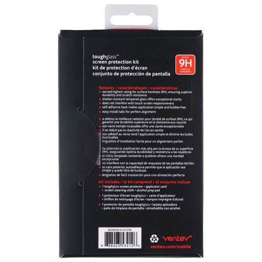 Ventev ToughGlass Screen Protection Kit for iPhone Xs/X and 11 Pro - Clear Cell Phone - Screen Protectors Ventev - Simple Cell Bulk Wholesale Pricing - USA Seller