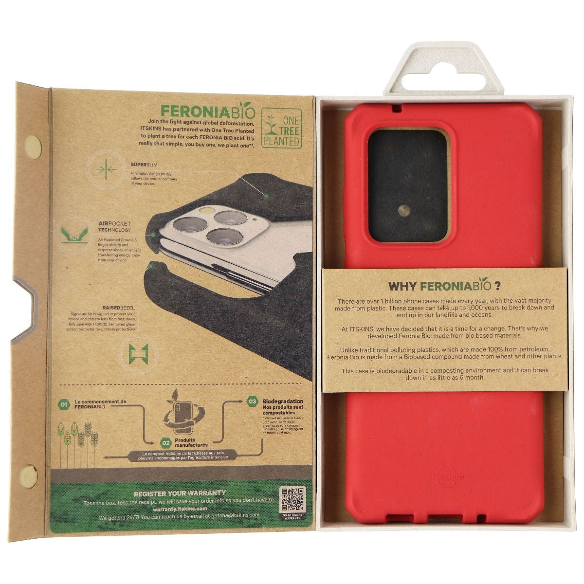 ITSKINS Feroniabio Terra Series Case for Samsung S20 Ultra 5G - Red Cell Phone - Cases, Covers & Skins ITSKINS - Simple Cell Bulk Wholesale Pricing - USA Seller