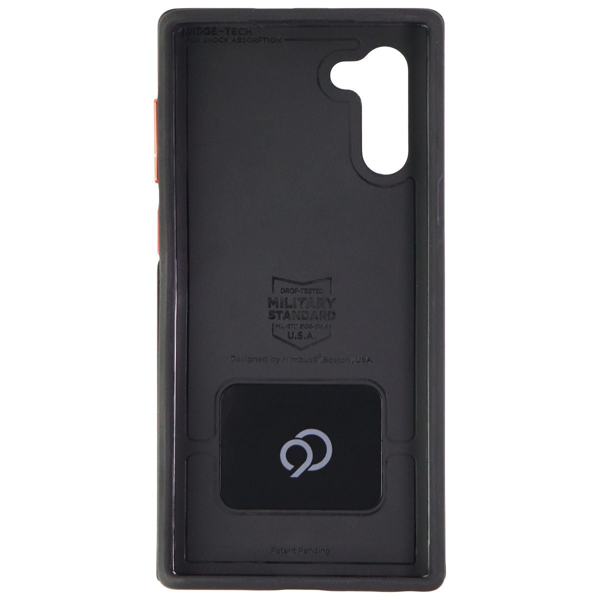 Nimbus9 Cirrus 2 Series Case for Samsung Galaxy Note10 - Black / Red Buttons Cell Phone - Cases, Covers & Skins Nimbus9 - Simple Cell Bulk Wholesale Pricing - USA Seller