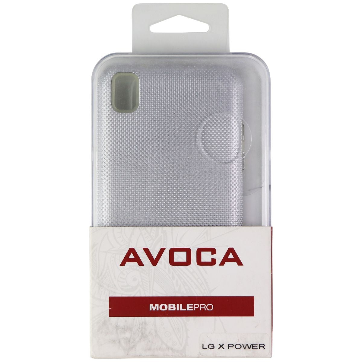 Avoca MobilePro Hardshell Case for LG X Power (2016 Model) - Silver/Frost Cell Phone - Cases, Covers & Skins Avoca - Simple Cell Bulk Wholesale Pricing - USA Seller