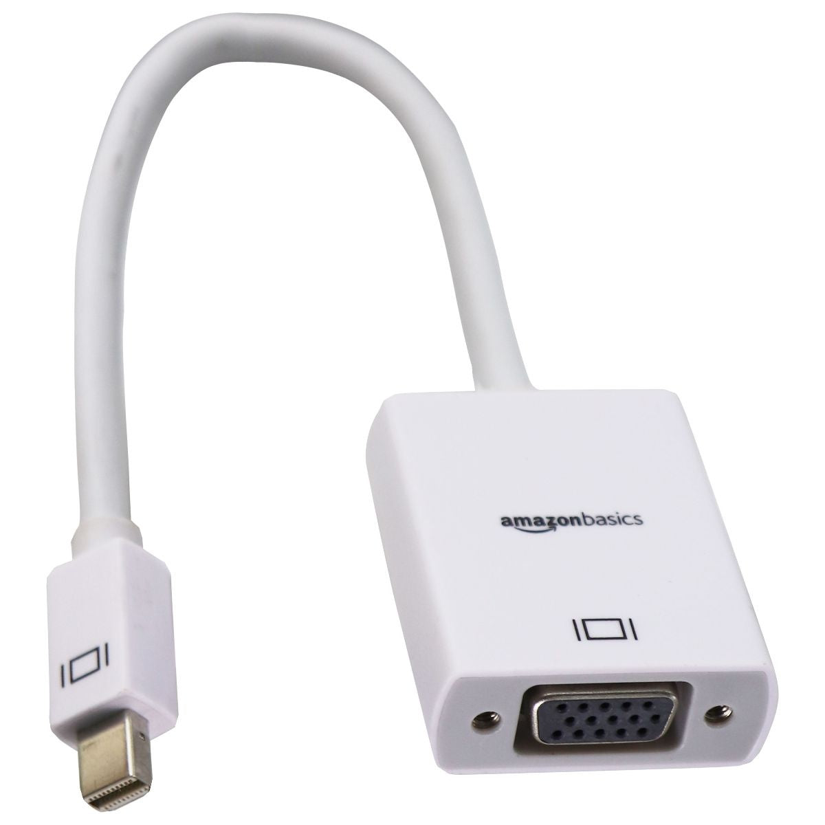 Amazon Basics Mini DP Displayport to VGA Adapter Cable - White Computer/Network - Monitor/AV Cables & Adapters Amazon Basics - Simple Cell Bulk Wholesale Pricing - USA Seller
