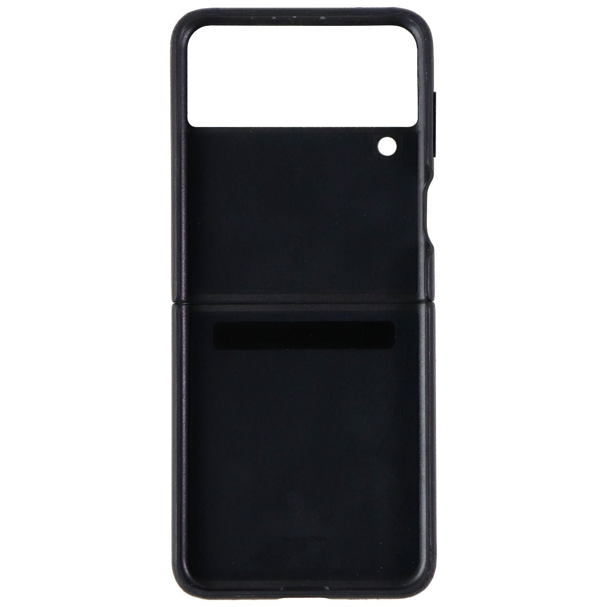 Official Samsung Leather Cover for Galaxy Z Flip3 5G - Black Cell Phone - Cases, Covers & Skins Samsung - Simple Cell Bulk Wholesale Pricing - USA Seller