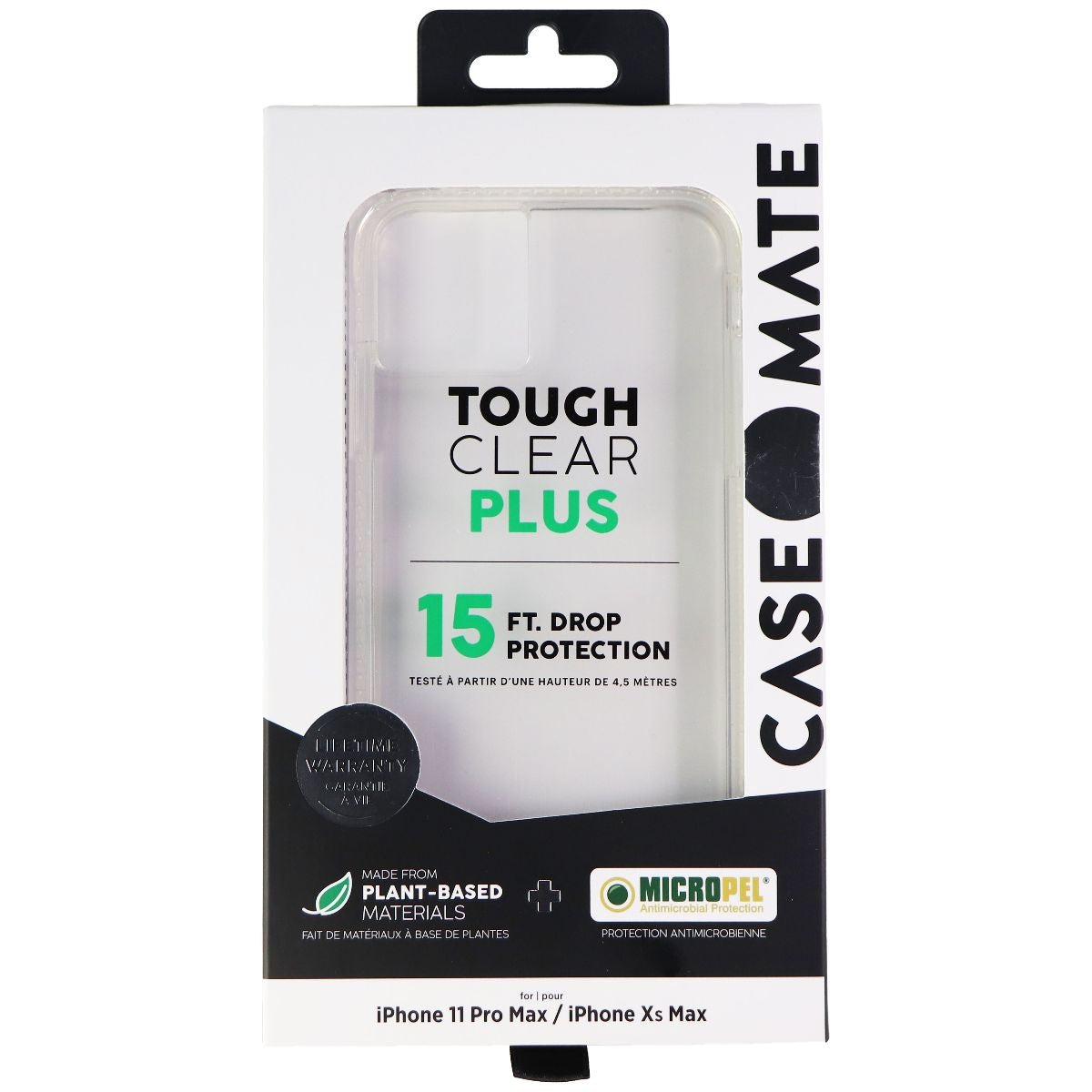 Case-Mate Tough Clear Plus Series Case for iPhone 11 Pro Max - Clear Cell Phone - Cases, Covers & Skins Case-Mate - Simple Cell Bulk Wholesale Pricing - USA Seller