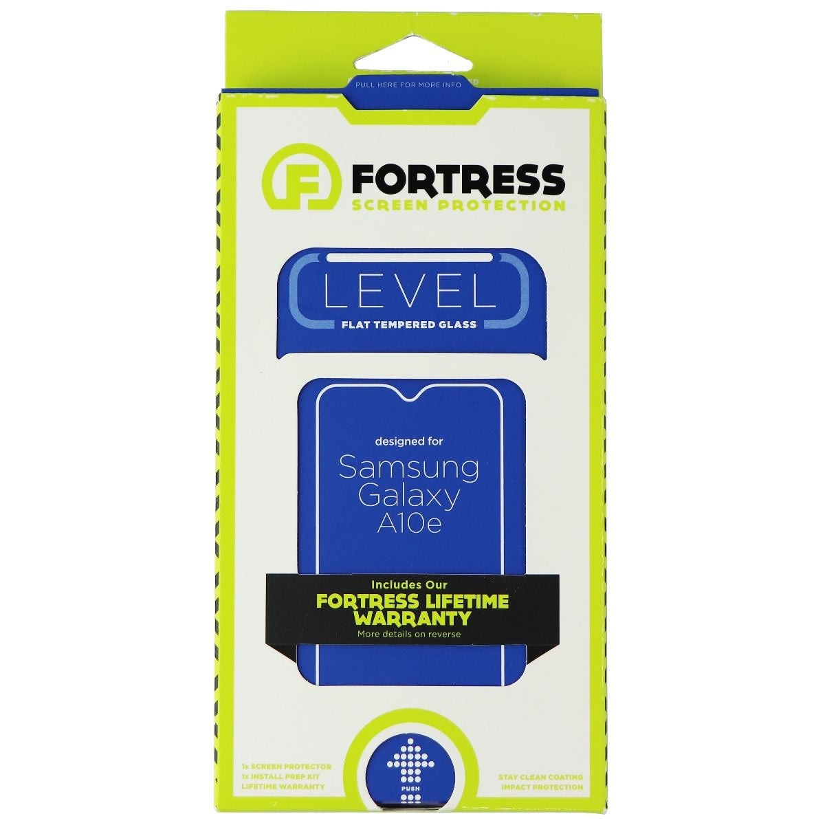 Fortress Level Flat Tempered Glass Screen Protector for Samsung Galaxy A10e Cell Phone - Screen Protectors Fortress - Simple Cell Bulk Wholesale Pricing - USA Seller