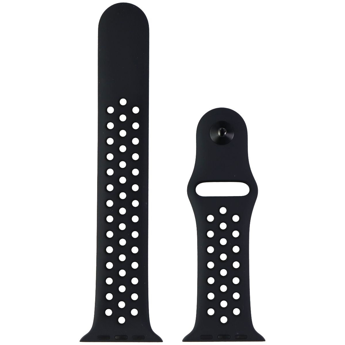 Apple 42mm (M/L) Nike Sport Band for Apple Watch 42/44/45mm - Anthracite / Black Smart Watch Accessories - Watch Bands Apple - Simple Cell Bulk Wholesale Pricing - USA Seller