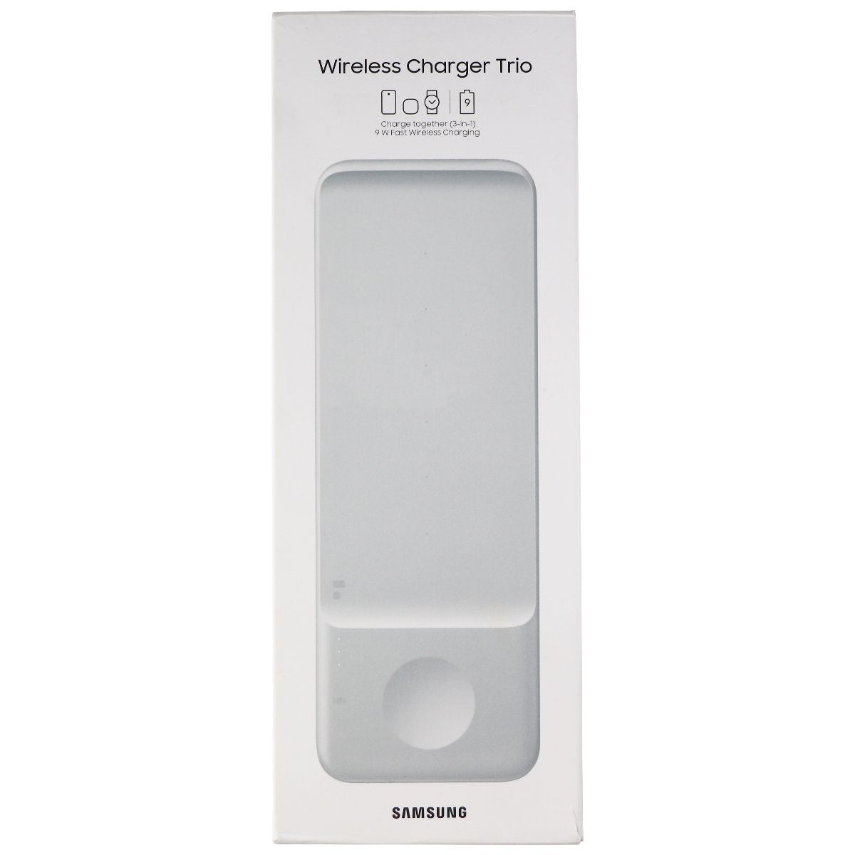 Samsung Wireless Charger Trio for Qi Devices (Headphones & Watches) - White Cell Phone - Chargers & Cradles Samsung - Simple Cell Bulk Wholesale Pricing - USA Seller