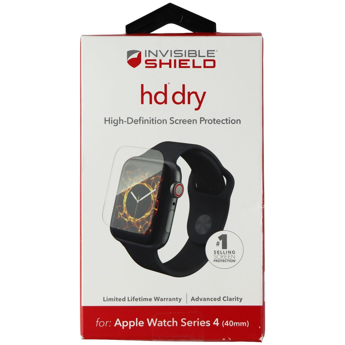 ZAGG InvisibleShield HD Dry Screen Protector for Apple Watch Series 4 (40mm) Smart Watch Accessories - Screen Protectors Zagg - Simple Cell Bulk Wholesale Pricing - USA Seller