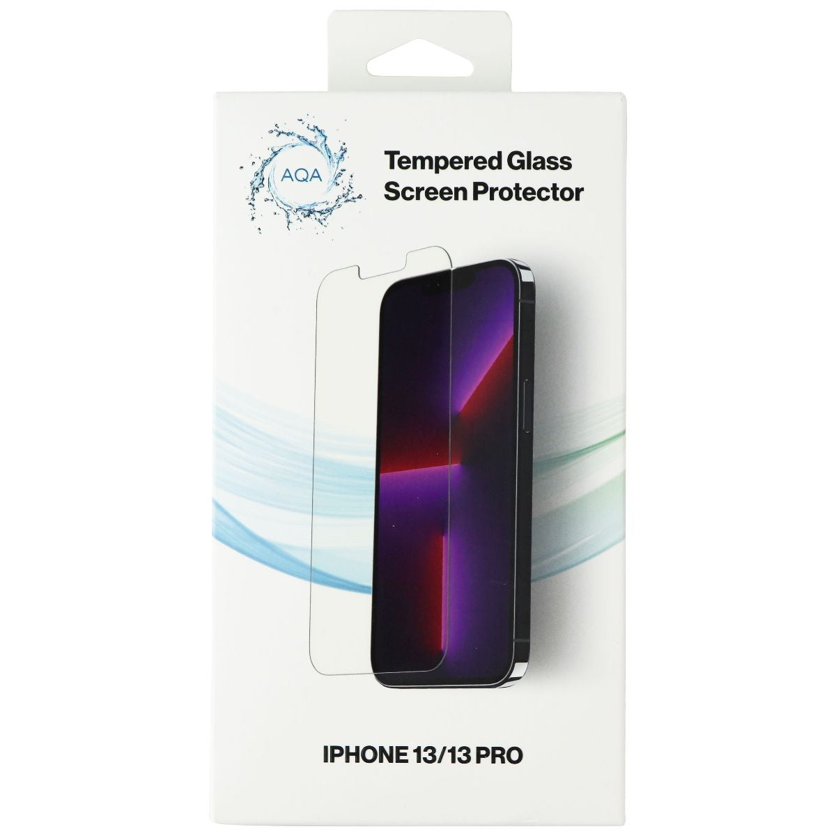 AQA Tempered Glass Screen Protector for iPhone 13 and iPhone 13 Pro - Clear Cell Phone - Screen Protectors AQA - Simple Cell Bulk Wholesale Pricing - USA Seller