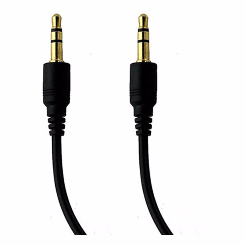 Generic ( 3004296 ) Music Audio Cable for 3.5mm Devices - Black Cell Phone - Cables & Adapters Unbranded - Simple Cell Bulk Wholesale Pricing - USA Seller