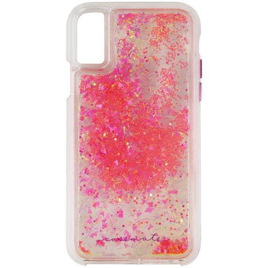 Case-Mate Liquid Glitter Waterfall Case for Apple iPhone Xs / iPhone X - Pink Cell Phone - Cases, Covers & Skins Case-Mate - Simple Cell Bulk Wholesale Pricing - USA Seller
