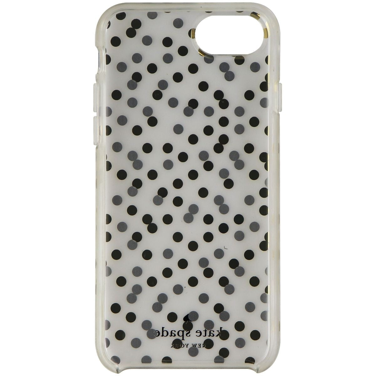 Kate Spade New York Hardshell Case for Apple iPhone 7 8 - Clear/Silver Gold Dots Cell Phone - Cases, Covers & Skins Kate Spade - Simple Cell Bulk Wholesale Pricing - USA Seller