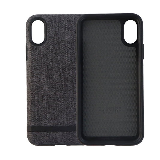 Incipio Esquire Series Hard Fabric Case for Apple iPhone X 10 - Dark Gray/Black Cell Phone - Cases, Covers & Skins Incipio - Simple Cell Bulk Wholesale Pricing - USA Seller