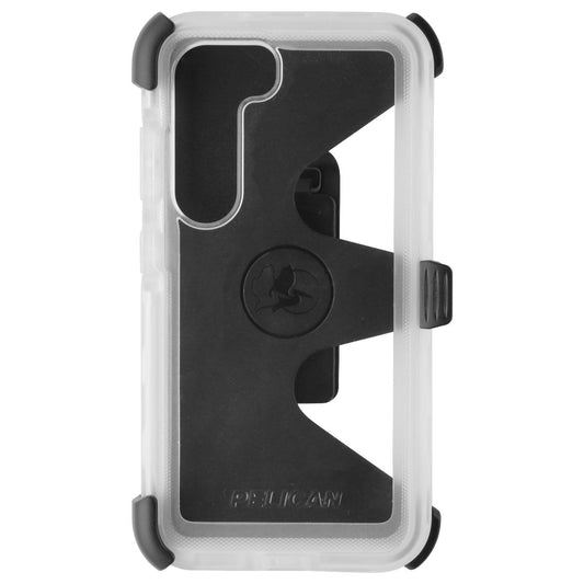 Pelican Voyager Series Case & Holster for Samsung Galaxy S23 - Clear/Black