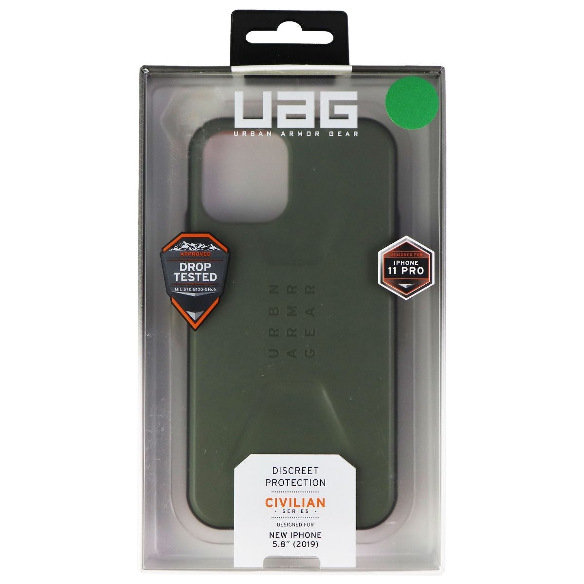Urban Armor Gear Civilian Series Hard Case for iPhone 11 Pro - Olive Drab Cell Phone - Cases, Covers & Skins Urban Armor Gear - Simple Cell Bulk Wholesale Pricing - USA Seller