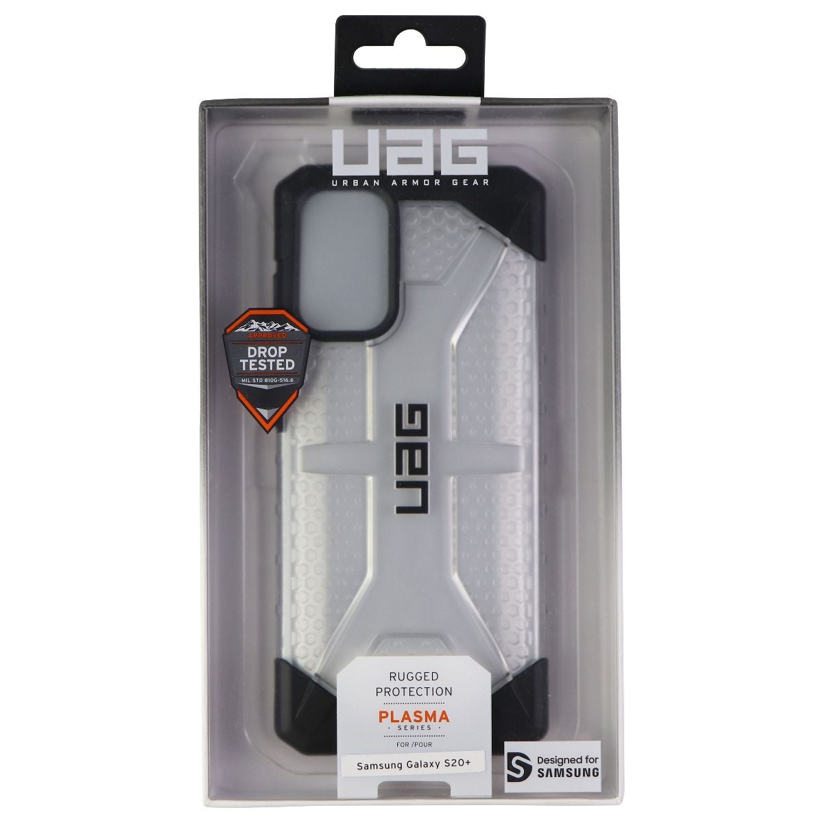 Urban Armor Gear Plasma Series Hard Case for Samsung Galaxy (S20+) - Ice / Black Cell Phone - Cases, Covers & Skins Urban Armor Gear - Simple Cell Bulk Wholesale Pricing - USA Seller